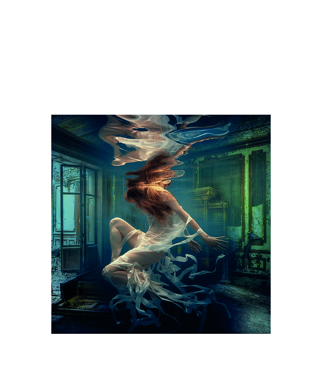 LOST PIANO Fototavla - 100x100, Plexiglas