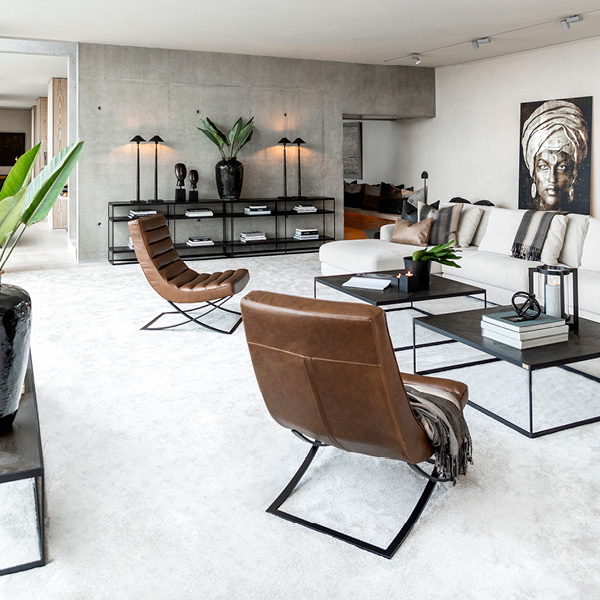 BROOKS skinnfåtölj - 6