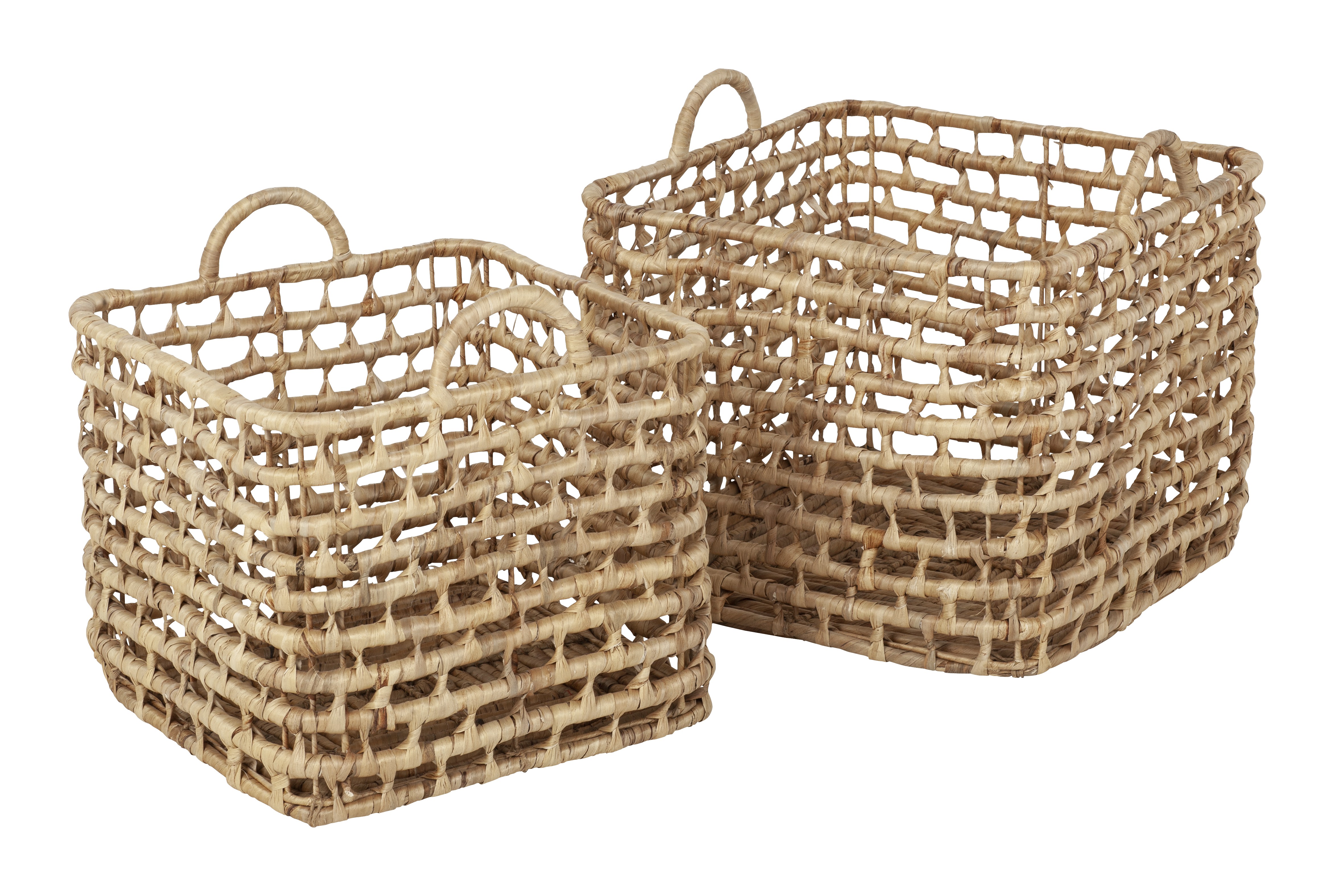 Basket square open twist Lily S/2