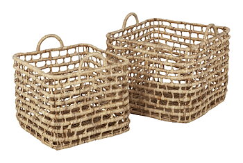 Basket square open twist Lily S/2