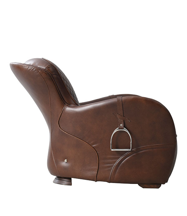 SADDLE skinnfåtölj - 4