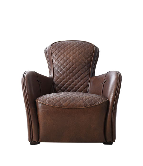 SADDLE skinnfåtölj - 5