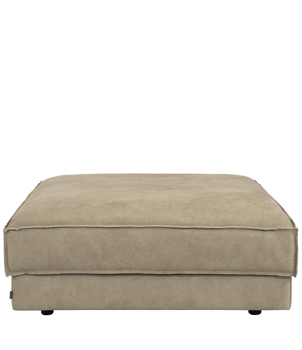 MONTANA fotpall i läder - 112 cm