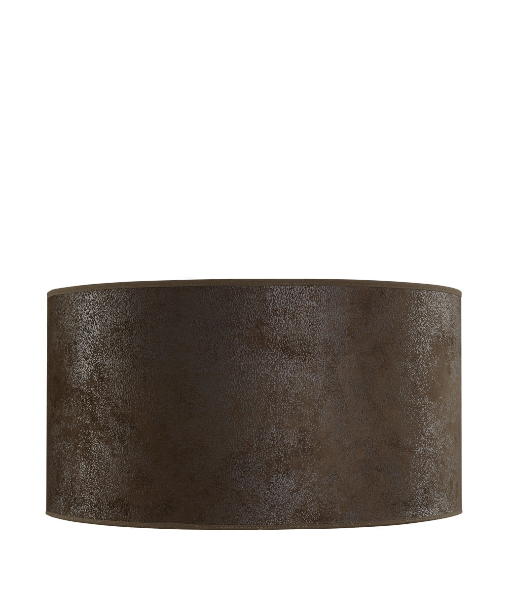 SHADE CYLINDER BROWN SUEDE - Medium