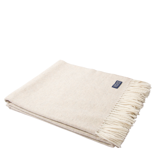 Fine Herringbone Pläd - Seawood Melange