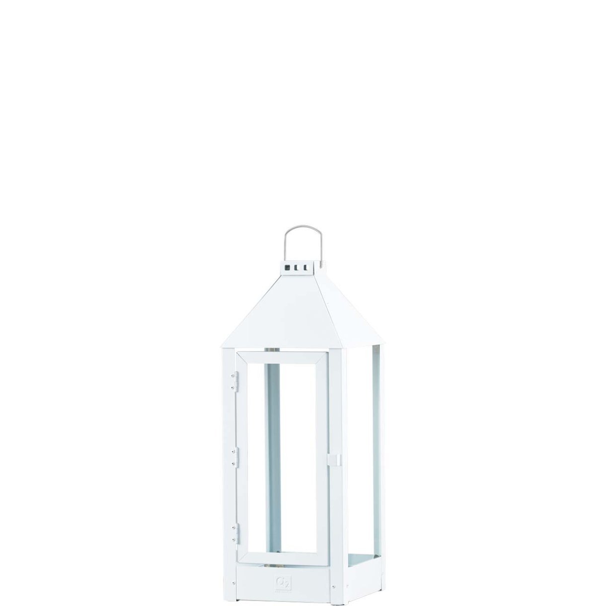 White Maxi Lantern L22,5xW32xH60cm