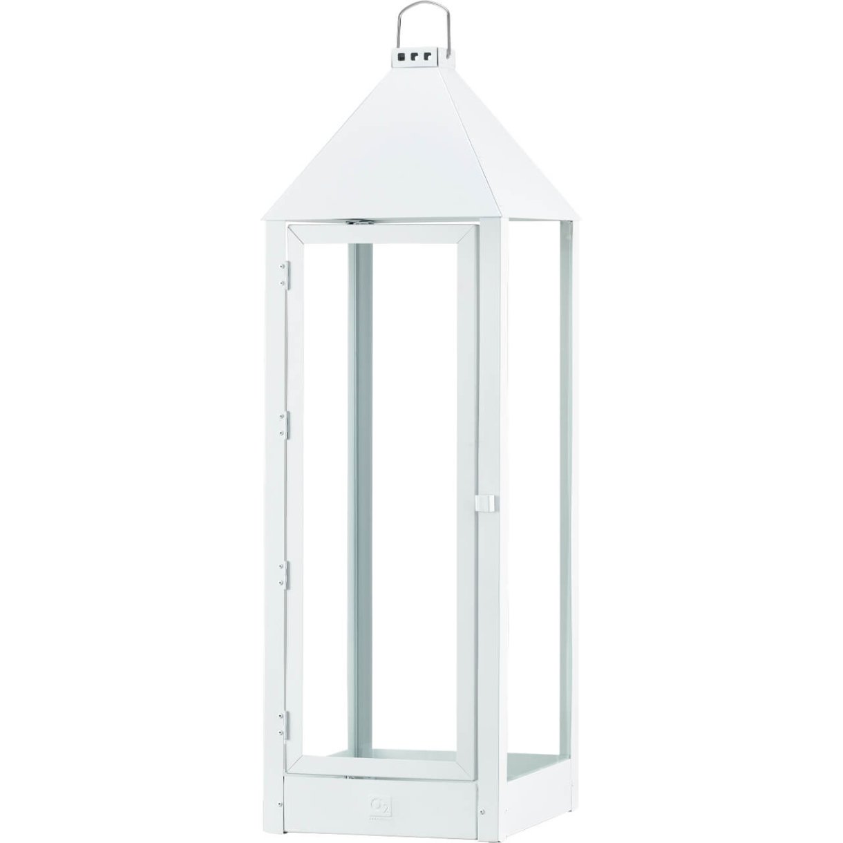White Mega Hightower Lantern L32xW32xH100cm