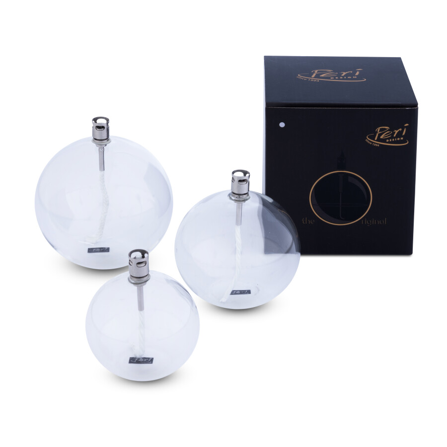 Oil lamp - Chrome - S