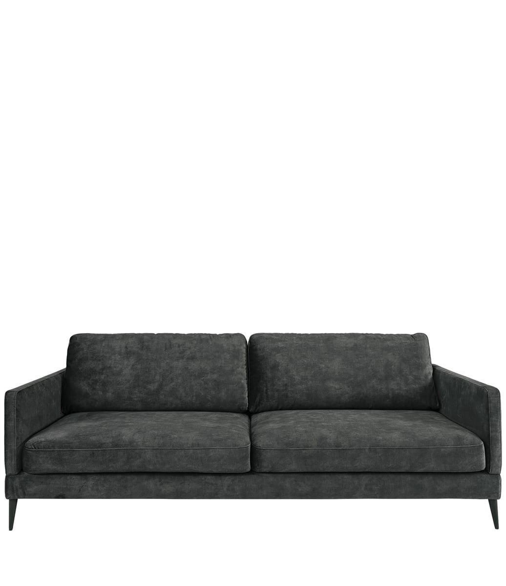 ANDORRA VELVET DARK GREY - 2-sits