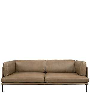 BRIOCHE leather sofa