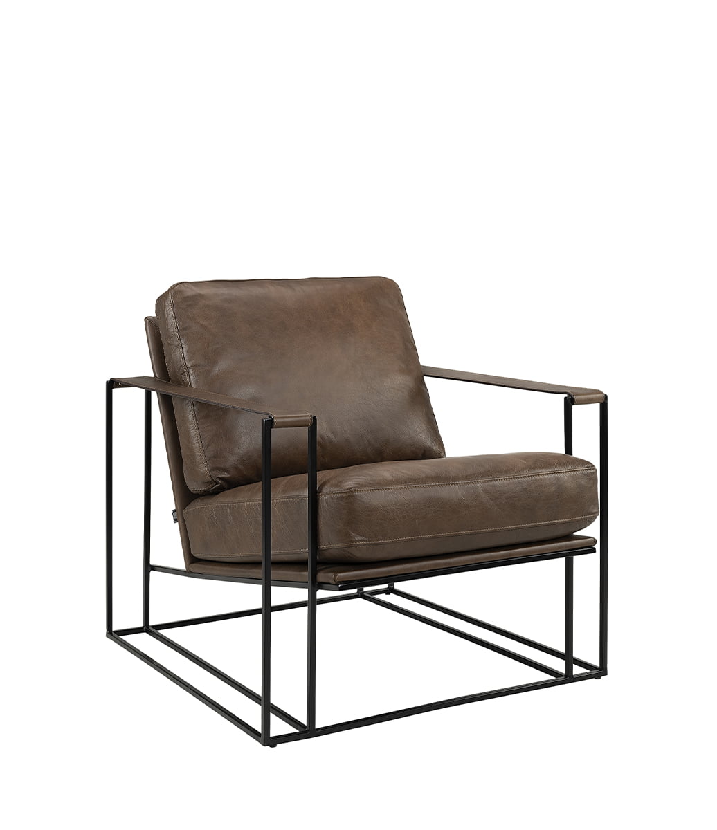 BELLAGIO skinnfåtölj