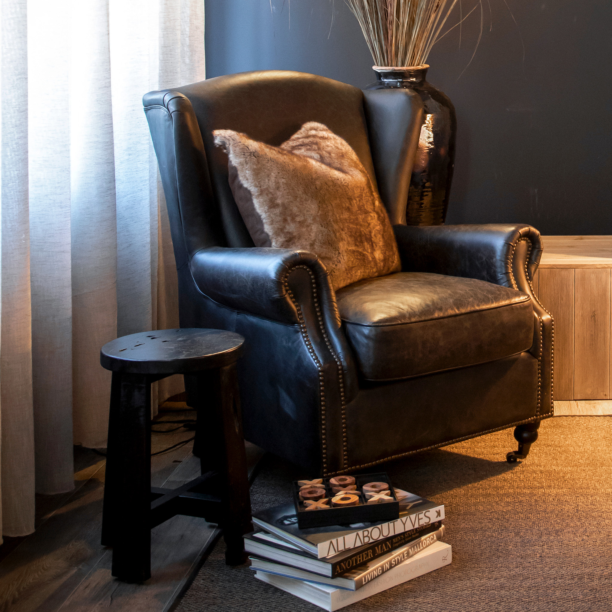 VAIL stool in teak - 6