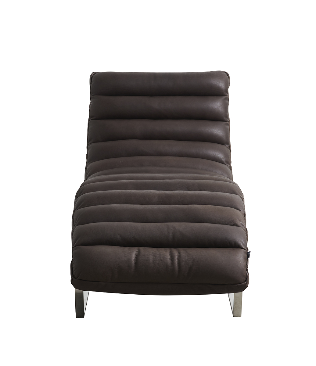 CLIFF leather chaise longue - 3
