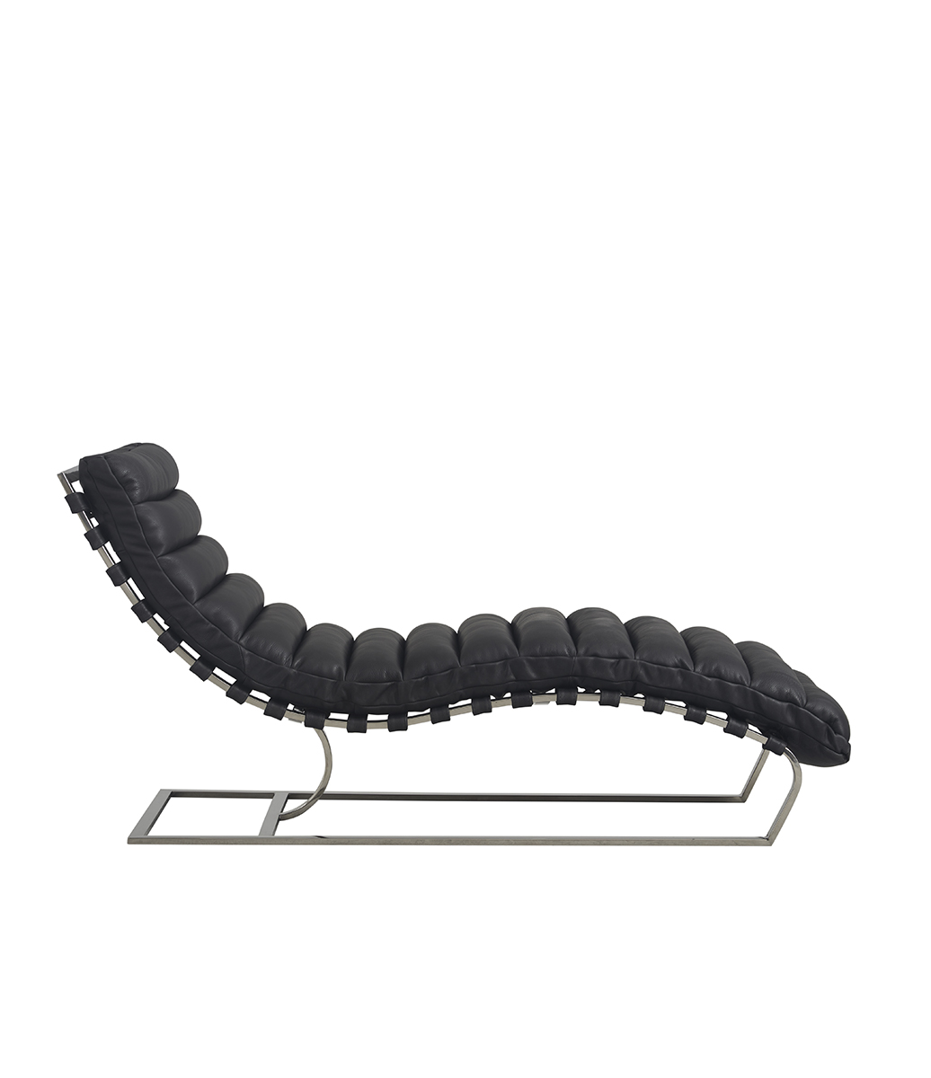 CLIFF leather chaise longue - 2