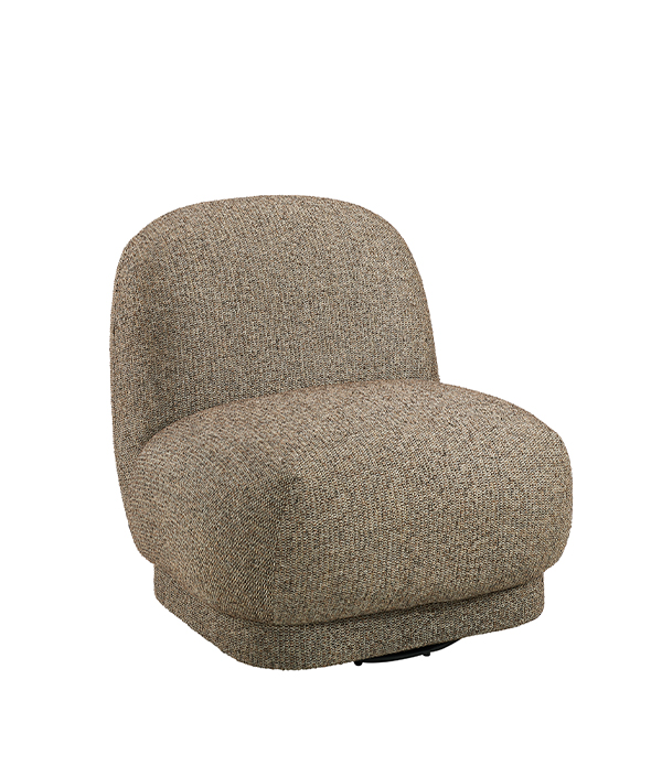 BAXTER snurrbar loungefåtölj