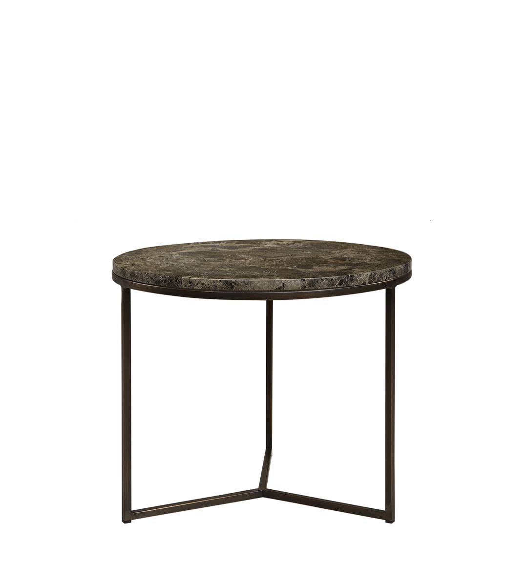 CEDES MARBLE sidobord ⌀60cm