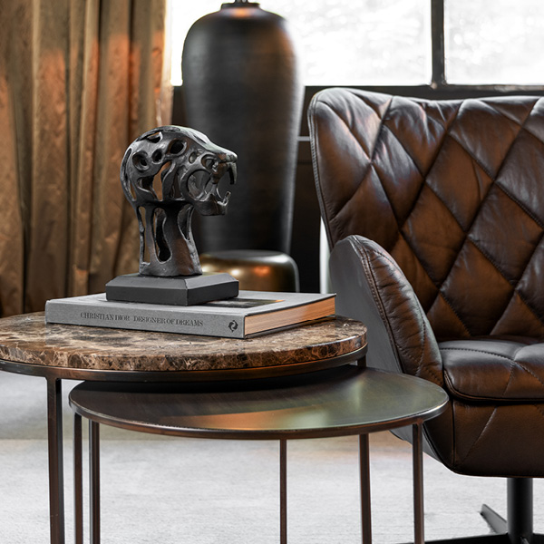 CEDES MARBLE side table ⌀60cm - 5