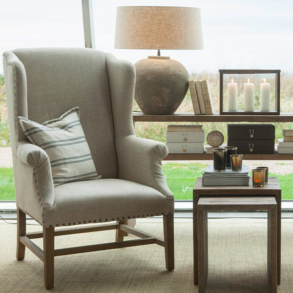 LUTON fabric armchair - 3