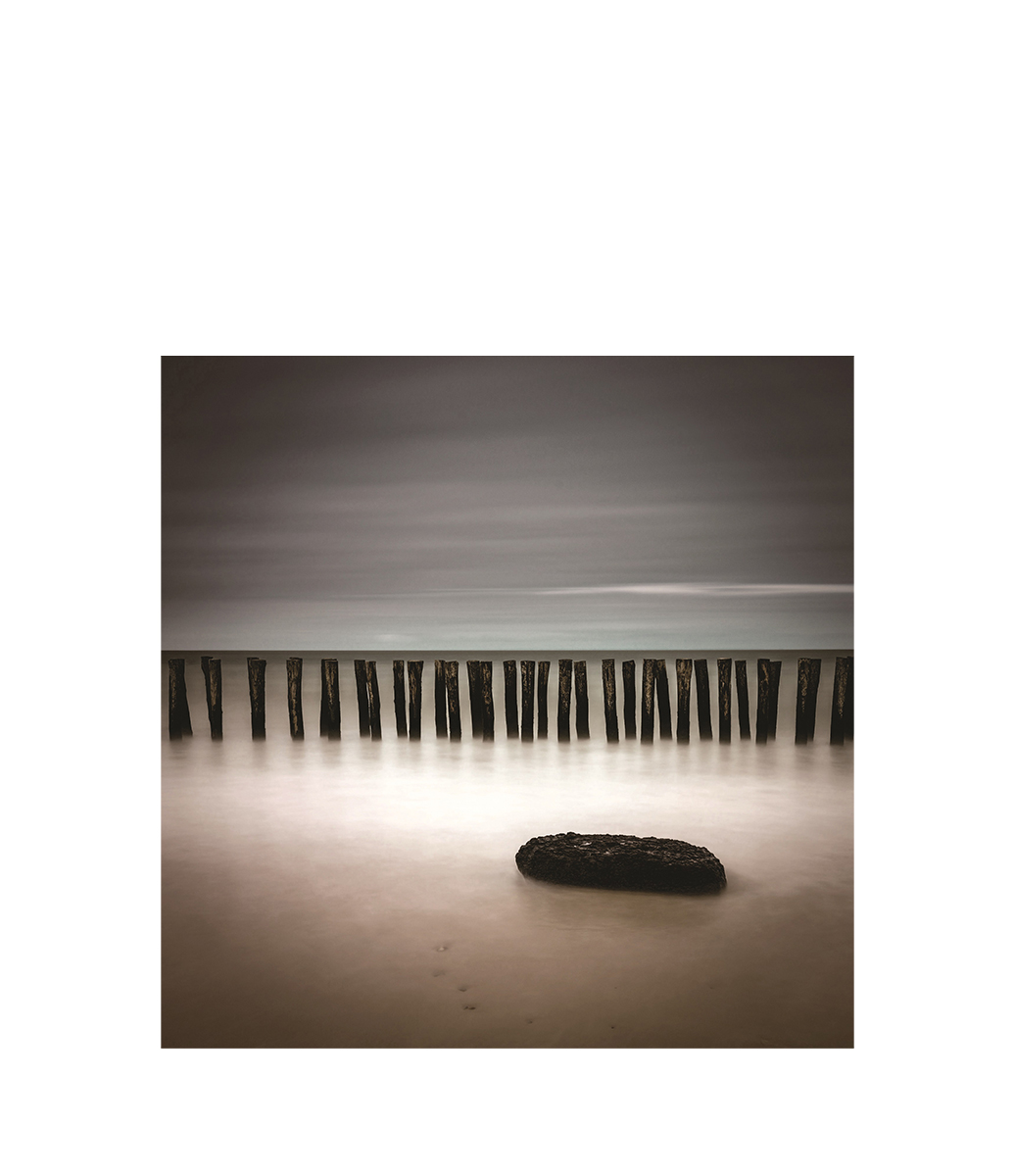 WOODEN COASTLINE fototavla - 120x120