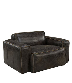 Buddy leather armchair