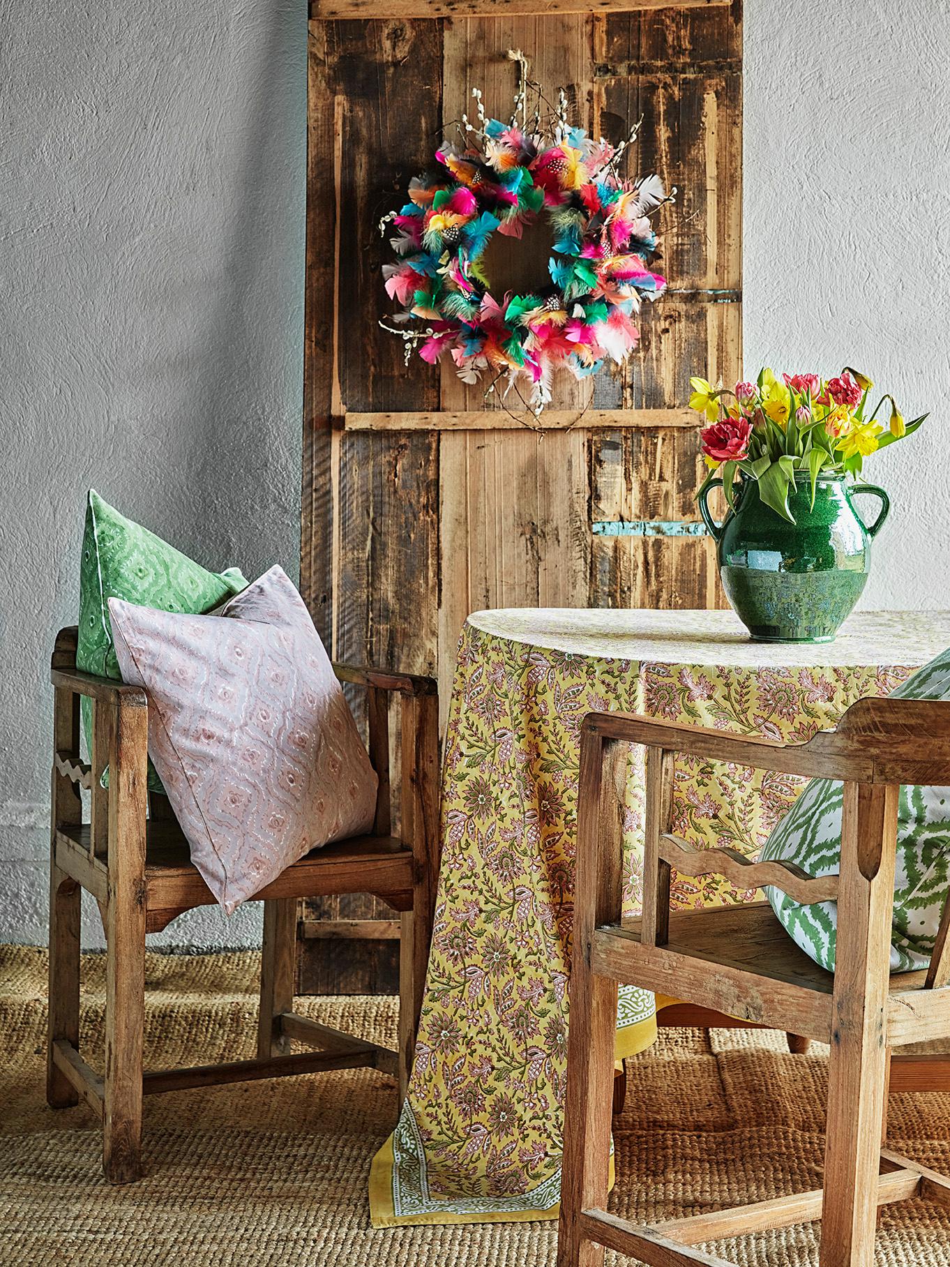 Chamois Tablecloth Indian Summer Easter - 3