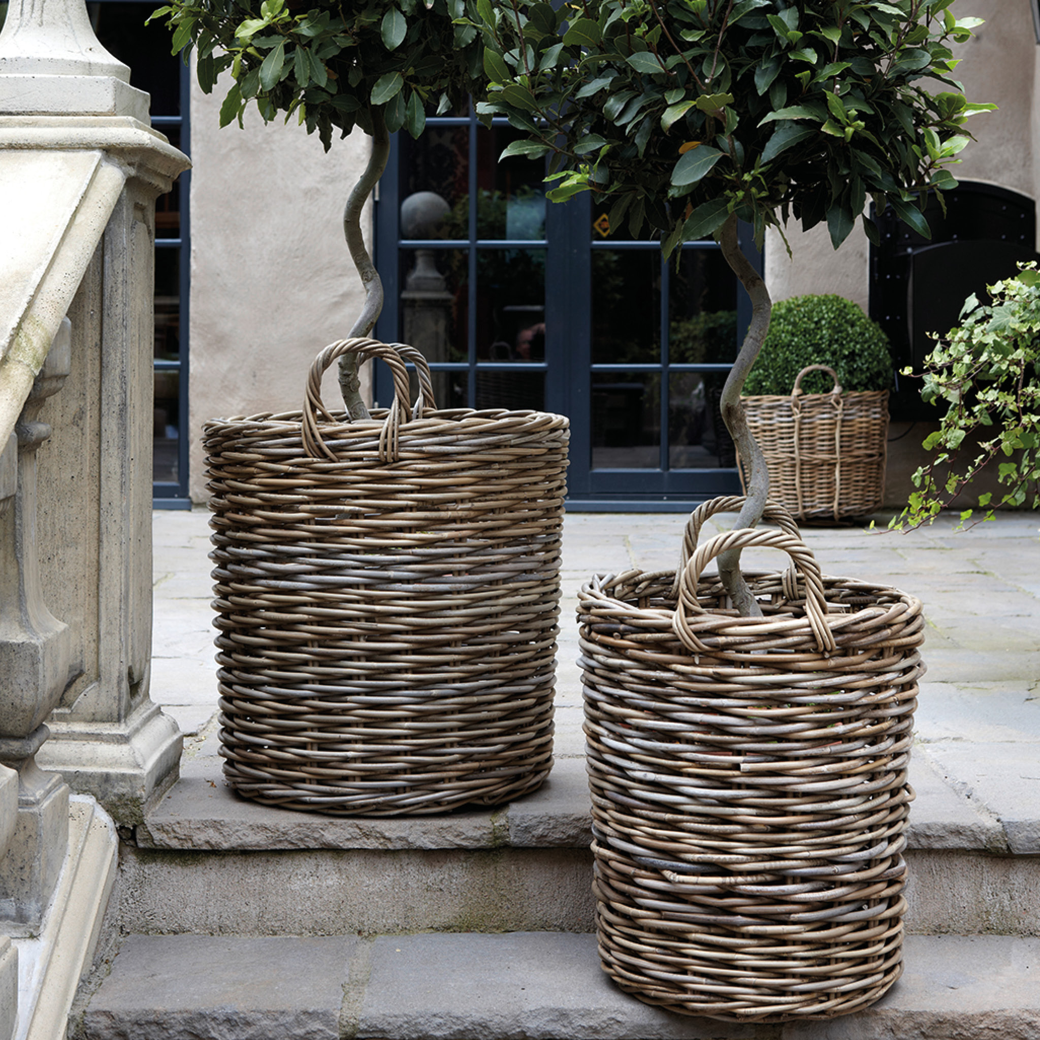 ROUND BASKET 2-pack korgar - 2