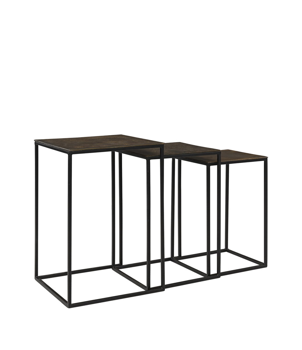 NOVA 3-pack sidobord i metall