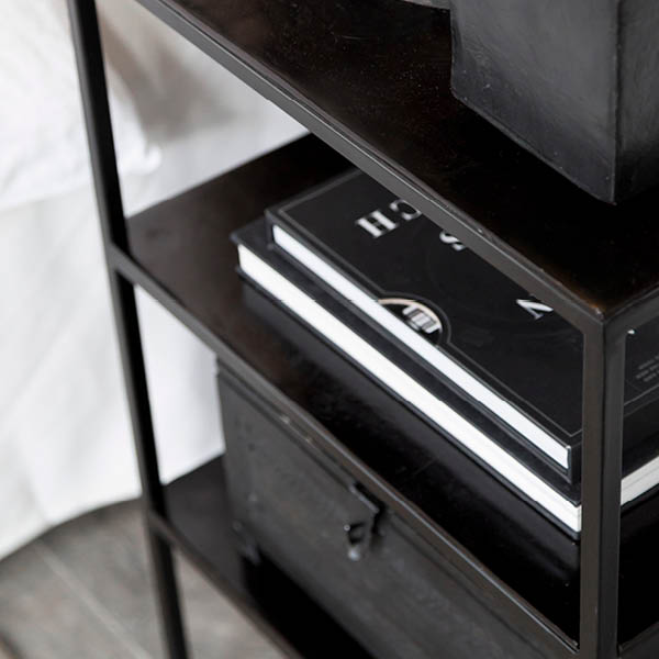 MILLE side table with shelf - 2