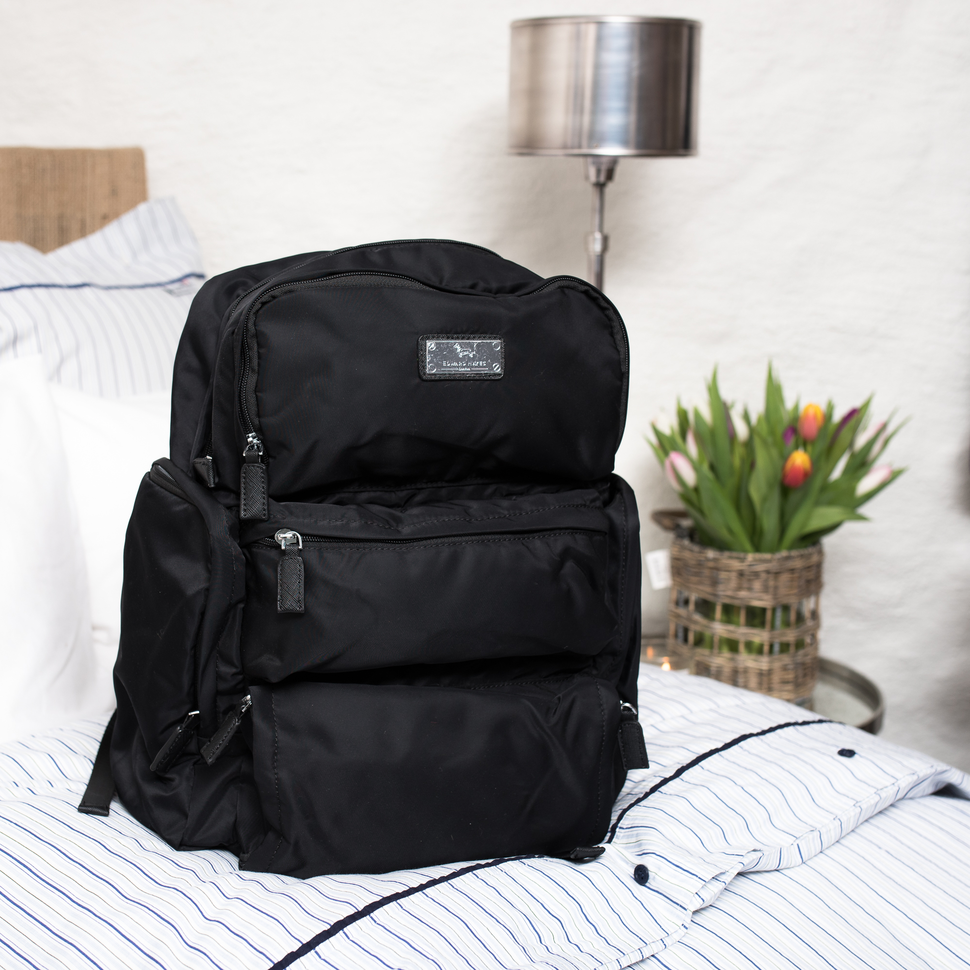 EDWARD HAYES Backpack Sunningdale black