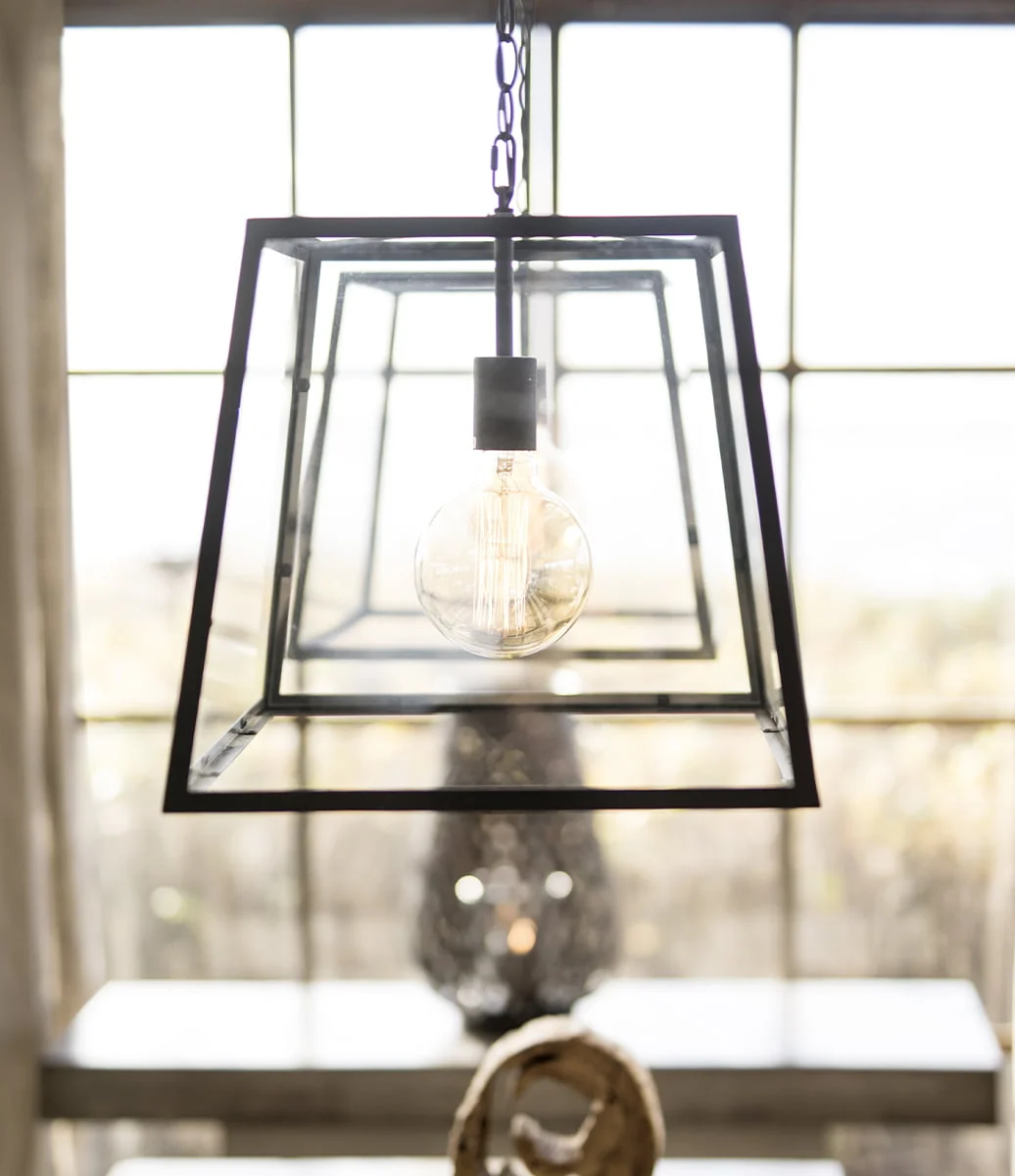 Big City Antique Iron Ceiling Light - 3