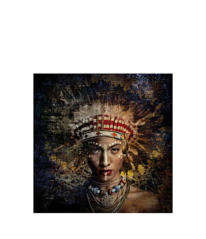 AMAZONE Photo painting - 120x120, Aluminium