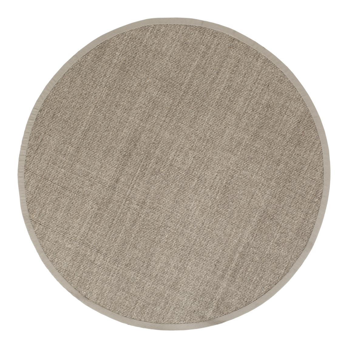 Rund Matta Jenny Natur Grå d250cm
