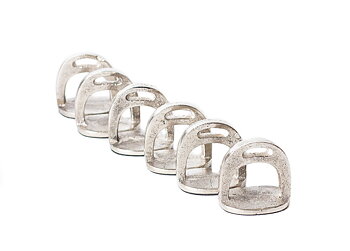 THG Napkin Rings Stirrup Silver