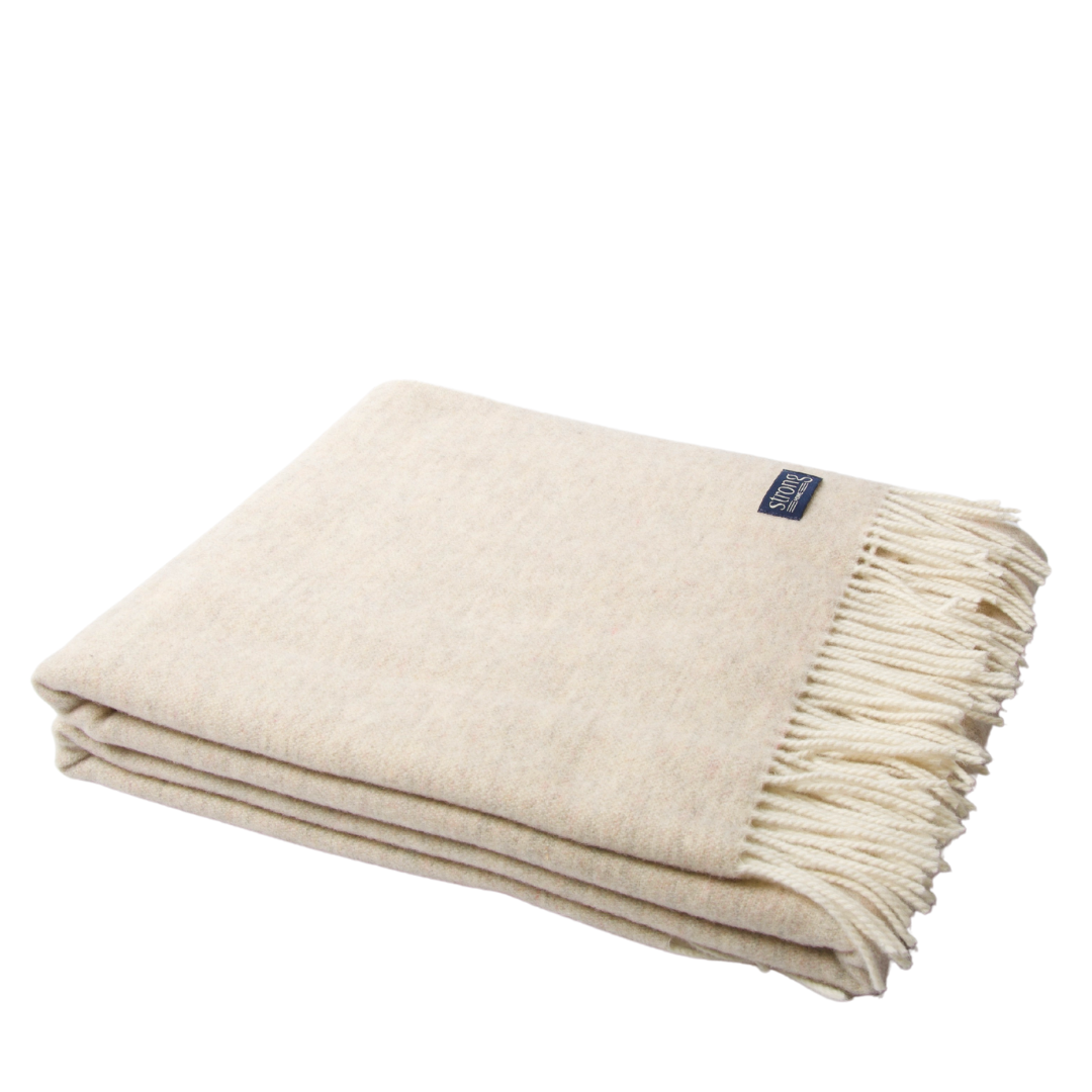 Twin Color Pläd - Sand Melange
