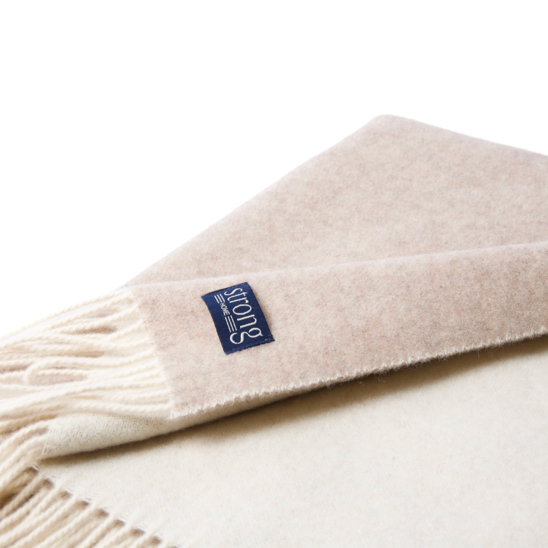 Twin Color Blanket - Camel Melange