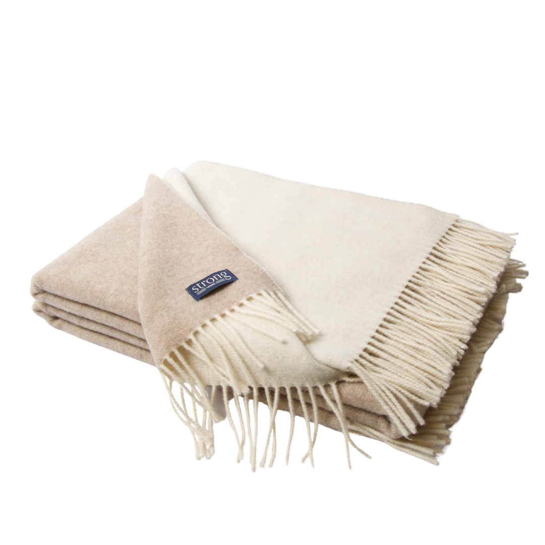 Twin Color Blanket - Camel Melange