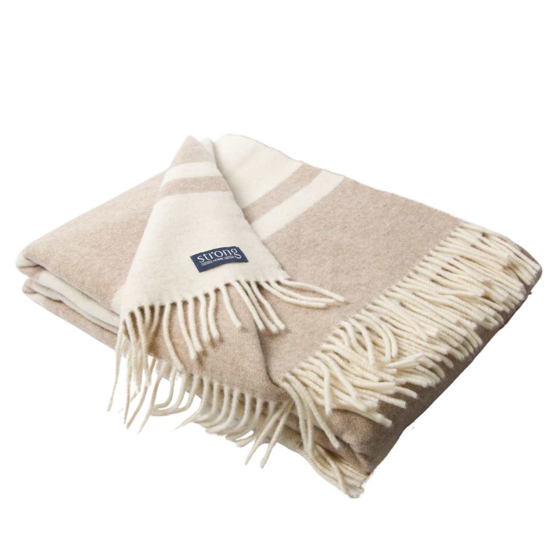 Stripe Twin Color Plaid - Camel Melange - 2