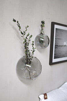 Frame rose - Grey glass vase Medium - 2 