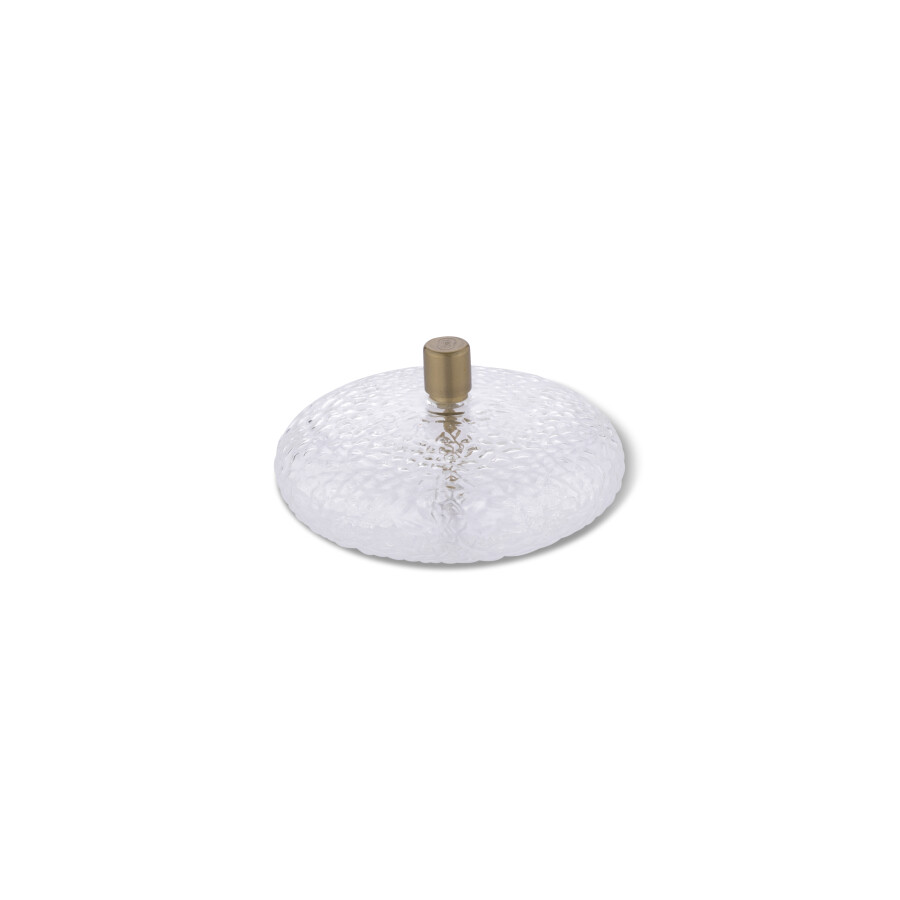 Oil lamp Disc Hammered brass M - 2