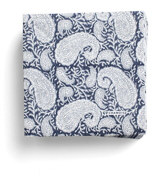 Chamois Paper Napkins Navy Blue