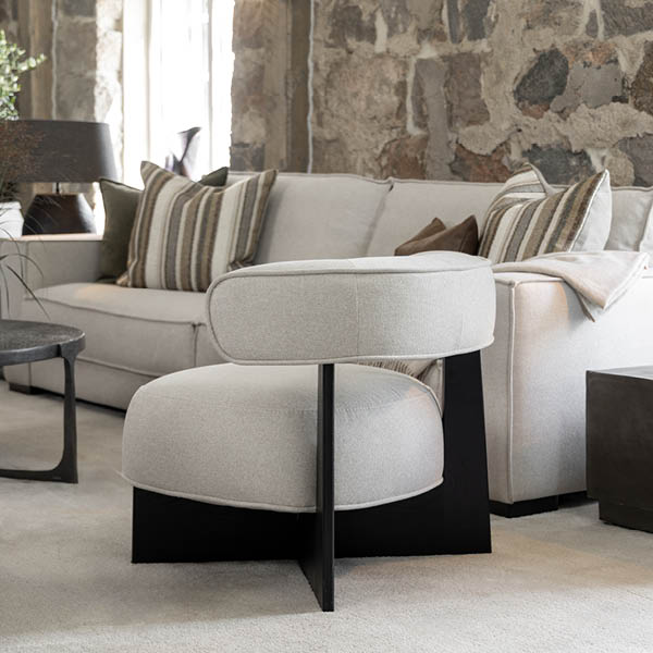 MONTANA 4-seater fabric sofa - 6