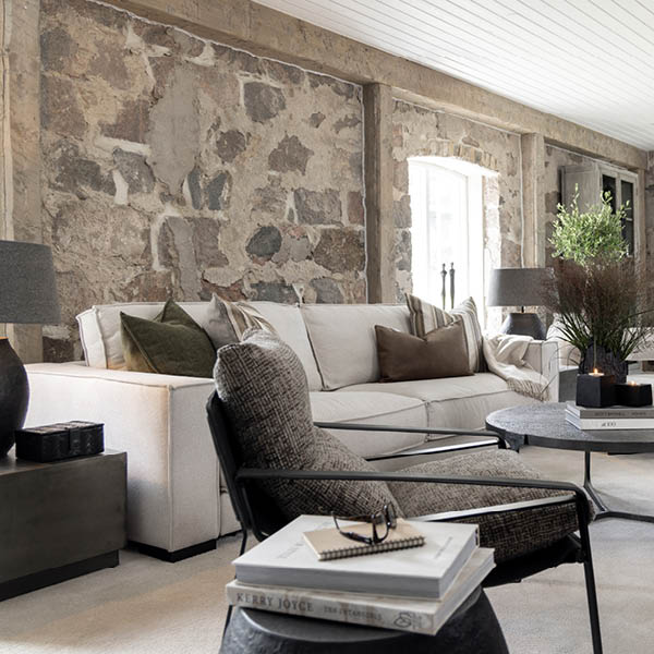 MONTANA 4-seater fabric sofa - 2