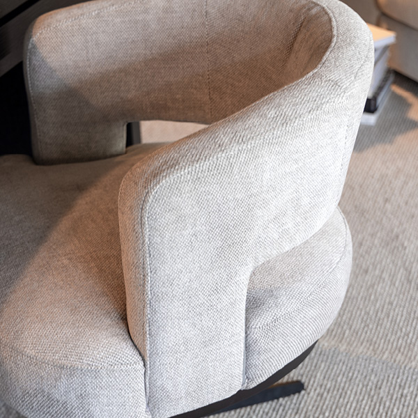 ATLANTA dining chair with swivel base - 4