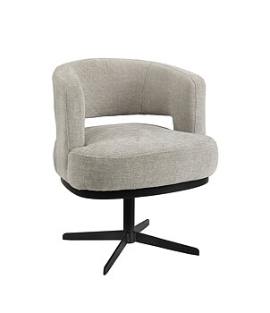 ATLANTA dining chair with swivel base
