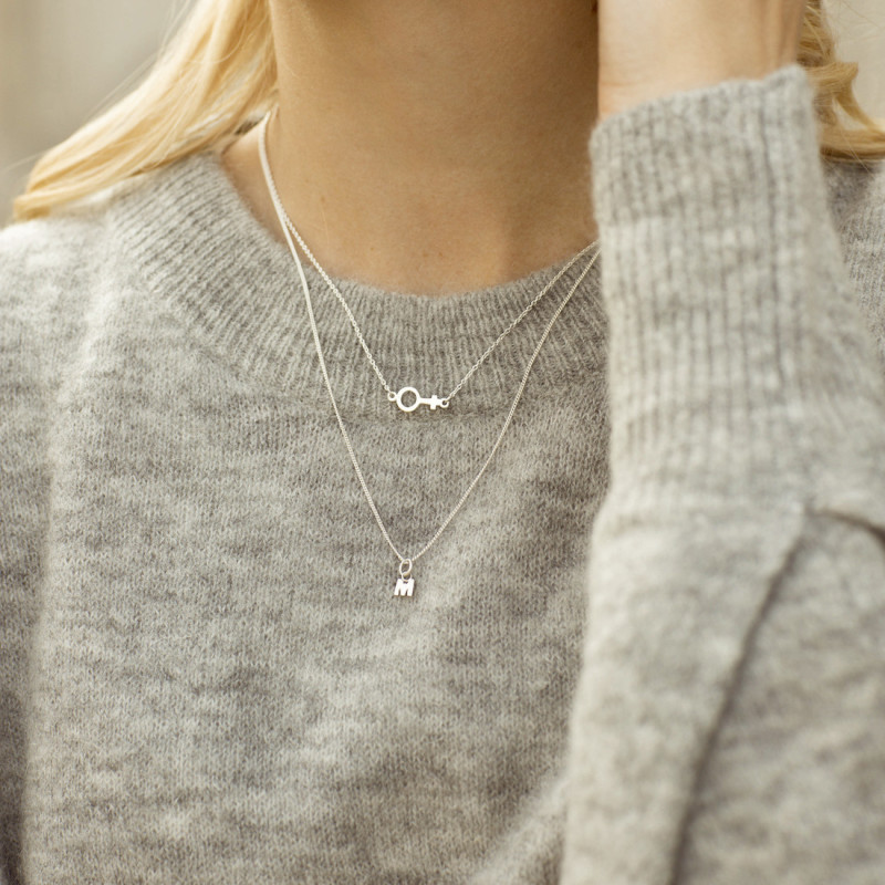 Silverberlock Bokstav halsband - 3