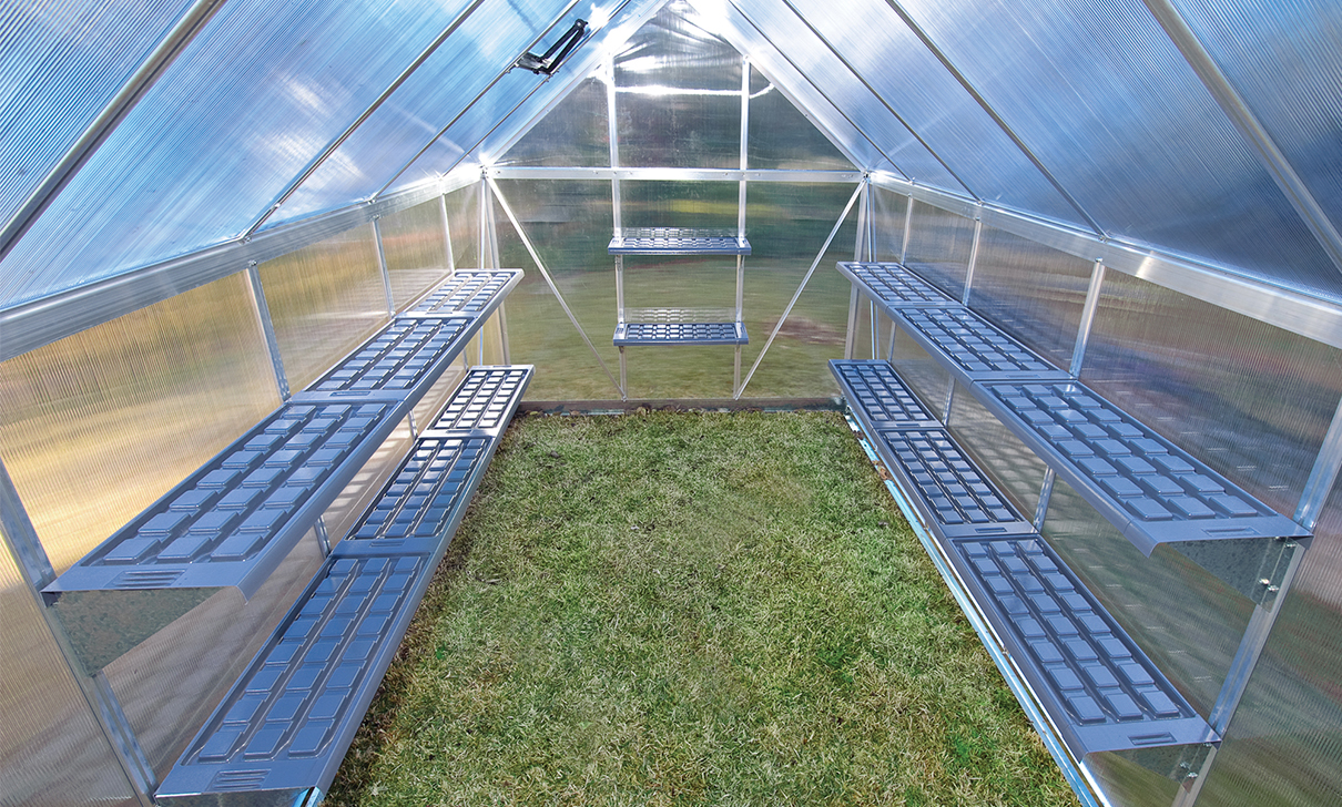 Hylleplate Drivhus 2 stk/pakke  - 4