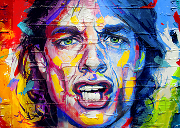 Mick Jagger Fototapet