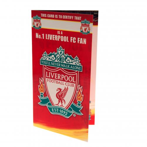 Liverpool Födelsedagskort No 1 Fan - 2