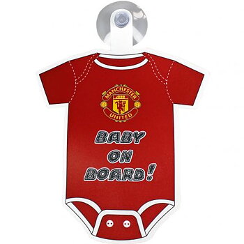Manchester United Bilskylt Baby