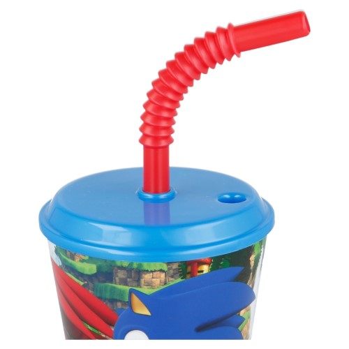 Sonic Mugg med Sugrör - 4